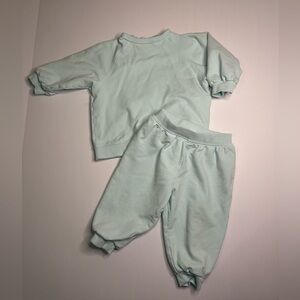 Zara Light Blue Baby Girl set size 6-9M